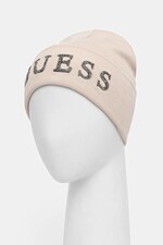 Шапка Guess колір бежевий
