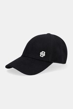 Кепка з додаванням вовни BOSS Ari-WO-B-Icon-ST колір чорний