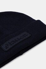 Шапка з вовною Blauer CHESHIRE колір синій