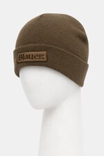 Шапка з вовною Blauer CHESHIRE колір зелений