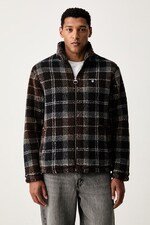 Флісова кофта чоловіча Barbour колір коричневий