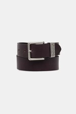 Ремень мужской кожаный Armani Exchange цвет коричневый