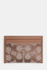 Чохол для карток жіночий Coach колір бежевий