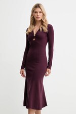 Сукня Twinset колір бордовий