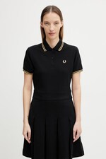 Сукня бавовняна Fred Perry колір чорний