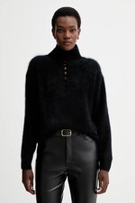 Светр з кашеміру rag & bone колір чорний