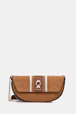 Замшевая сумочка Guess ERENIA цвет коричневый