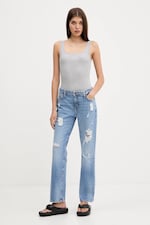 Топ Guess Jeans колір сірий