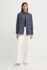 Топ MM by Max Mara TONDO колір синій
