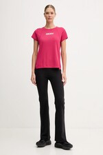 Футболка DKNY колір рожевий