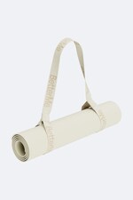 Килимок для йоги BetterMe Mat & Strap колір бежевий