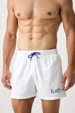 Шорти для купання чоловічі EA7 Emporio Armani колір білий