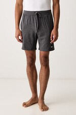 Піжамні шорти чоловічі бавовняні з еластаном BOSS Unique Shorts колір сірий