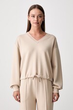 Кофта жіноча Scotch & Soda колір бежевий