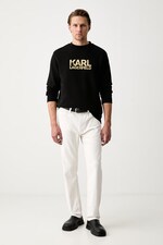 Кофта чоловіча бавовняна Karl Lagerfeld колір чорний