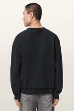 Кофта чоловіча бавовняна AllSaints DASH колір чорний