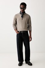 Свитер мужской хлопковый rag & bone цвет бежевый