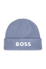 Шапка beanie детская BOSS цвет голубой