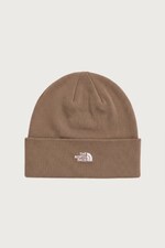 Шапка beanie жіноча The North Face Norm колір бежевий