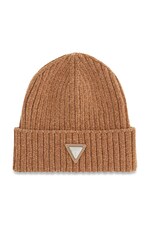 Шапка beanie дитяча Guess колір бежевий