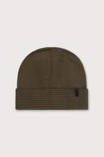 Шапка beanie чоловіча з вовною BOSS Green Termix_Beanie колір зелений