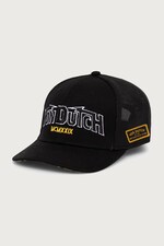 Кепка-тракер з бавовною Von Dutch колір чорний