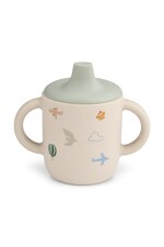 Чашка дитяча Liewood Neil Sippy Cup колір бежевий