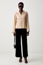 Рубашка женская Scotch & Soda цвет бежевый
