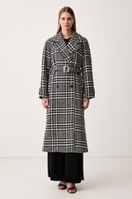 Пальто жіноче Karl Lagerfeld колір чорний