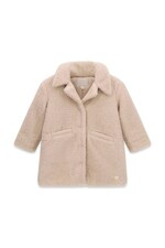 Пальто дитяче Guess колір бежевий