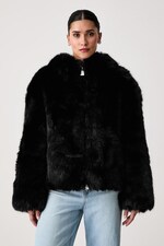 Коротка куртка жіноча EA7 Emporio Armani колір чорний