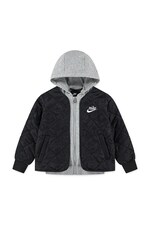 Стьобана куртка дитяча Nike колір чорний
