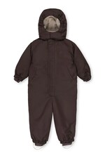Дитячий комбінезон Konges Sløjd AWARD SNOWSUIT SOLID колір коричневий