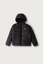 Стьобана куртка дитяча Puma T7 Quilted Puffer Jacket колір чорний