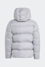 Стеганая куртка детская adidas цвет серый