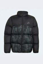 Стьобана куртка дитяча adidas колір чорний