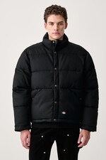 Стьобана куртка чоловіча Dickies колір чорний