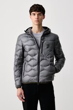 Пуховая куртка мужская Blauer цвет серый