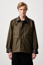 Демісезонна куртка чоловіча Barbour колір зелений
