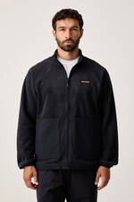 Кофта чоловіча флісова Columbia Sauvie Sky колір чорний