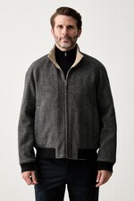 Двостороння куртка чоловіча Trussardi колір бежевий
