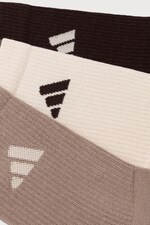 Шкарпетки 3 шт. adidas колір коричневий