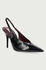 Взуття на шпильці шкіряне Steve Madden Andromeda колір чорний