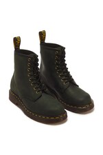Ботильйони шкіряні Dr. Martens 1460 колір зелений