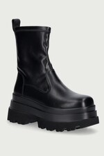Ботильйони на платформі жіночі Buffalo Jupiter Sock Boot колір чорний
