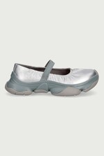 Балетки кожаные Camper Karst 2 цвет серебряный