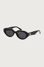 Сонцезахисні окуляри жіночі Gucci колір чорний