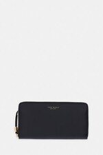 Гаманець жіночий шкіряний Tory Burch Romy колір чорний