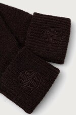 Рукавиці жіночі Armani Exchange колір коричневий