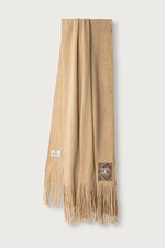 Шарф жіночий Barbour колір бежевий